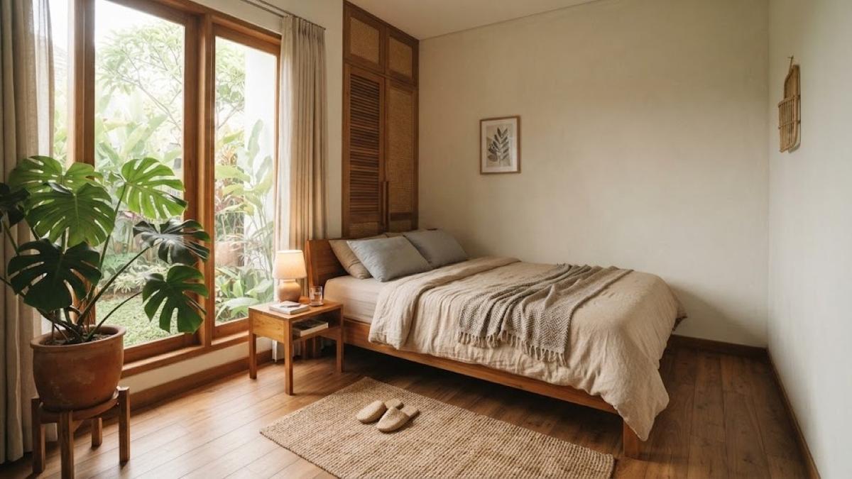 10 Desain Kamar Tidur dengan Panduan Palet Warna dan Pencahayaan Hangat, Rumah Jadi Nyaman