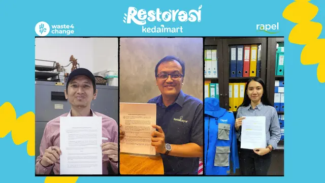 KedaiMart Gandeng Waste4Change