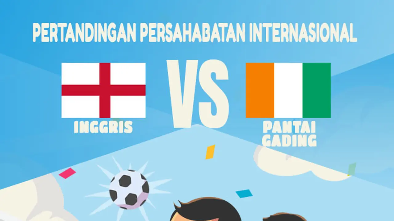 Persahabatan Internasional - Inggris Vs Pantai Gading