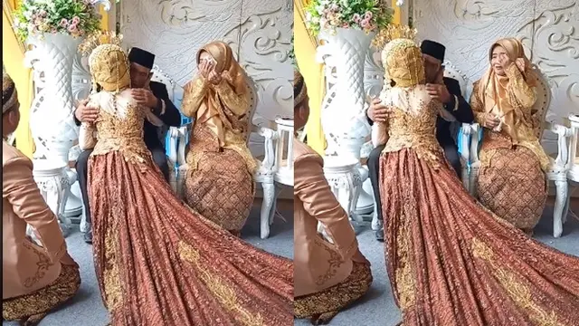 Viral Momen Sungkeman Penuh Haru Ini Berganti Kocak, Bikin Salah Fokus