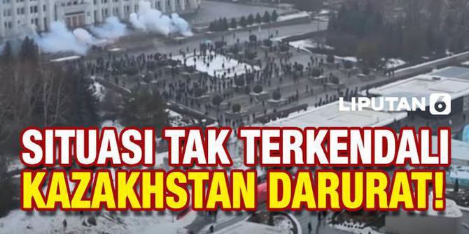 VIDEO: Kazhakhstan Darurat! Warga Protes Besar-Besaran sampai Serang Pejabat