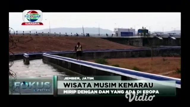 Musim kemarau mengubah wajah sebuah Bendungan di Bondowoso, Jawa Timur, menjadi obyek wisata eksotis yang layak untuk didatangi.