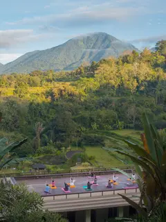 Pemandangan gunung di HOMM Saranam Baturiti. Dok.  HOMM Saranam Baturiti