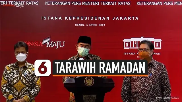 VIDEO: Pemerintah Izinkan Salat Tarawih dan Idulfitri di Masjid