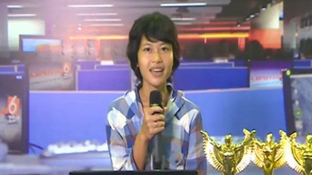 Darmayanti Pengunjung dan Peserta Presenter di Indonesia Broadcaster Expo 2013