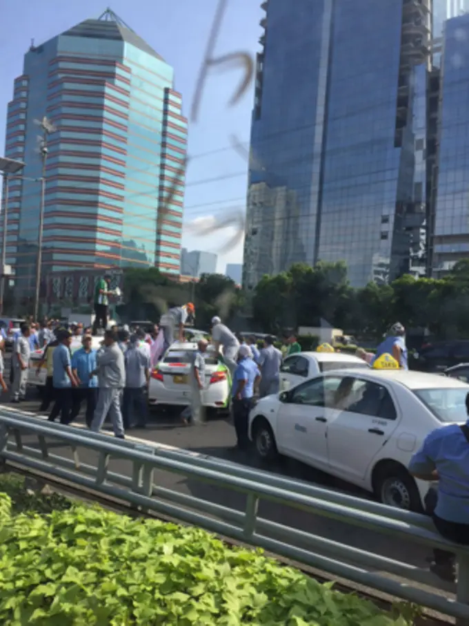 Demo Pengemudi Angkutan Umum