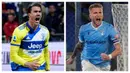 Kompetisi Serie A Liga Italia musim 2021/2022 telah memasuki pekan ke-33. Menarik untuk ditunggu siapakah yang akan menjadi top skor Serie A musim ini saat kompetisi memasuki pekan-pekan terakhir. Berikut daftar 5 pemain dengan koleksi gol terbanyak sejauh ini. (Kolase Foto AP)