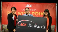 Salah satu retail yang menawarkan diskon belanja dengan poin rewards keanggotaan antara lain adalah ACE Hardware melalui program ACE Rewards