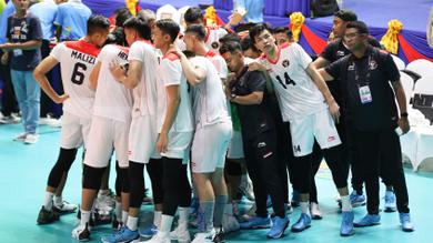 <p>Timnas voli putra Indonesia berhasil mengalahkan Vietnam dengan skor 3-0 pada laga&nbsp;Semifinal&nbsp;Bola Voli Putra SEA Games 2023 di&nbsp;Olympic Complex Indoor Main Hall, Phonm Penh,&nbsp;Minggu (7/5/2023). (Bola.com/Abdul Aziz)</p>