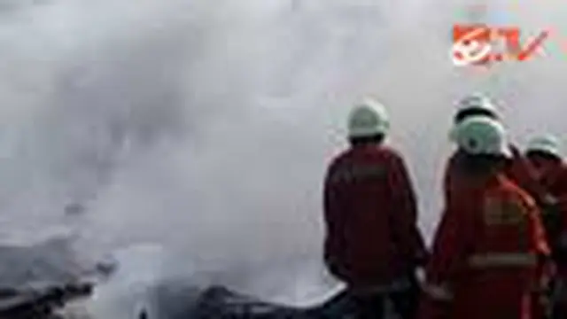 Pabrik Oli di Penjaringan Kembali Terbakar