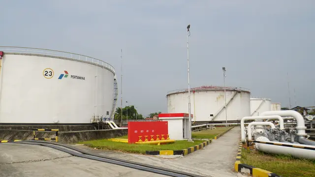Kilang milik PT Pertamina. Harga minyak imbas Perang Israel Iran