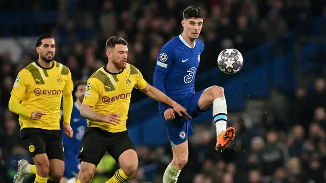 Foto: Aksi Memukau Kai Havertz Bawa Chelsea Melaju ke Babak Perempat Final Liga Champions 2022/2023, Cetak Gol untuk Balikkan Agregat