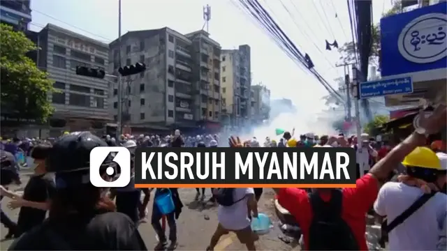 VIDEO: 18 Orang Meninggal dalam Demonstrasi Anti Junta Militer Myanmar