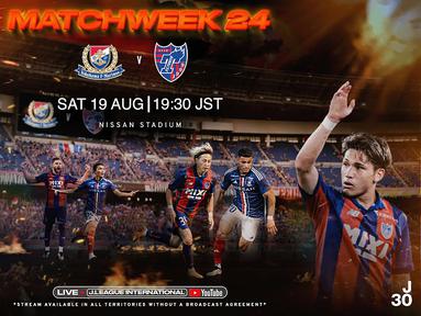 Yokohama Marinos akan melakoni laga derbi Sabtu ini (19/8/2023) menghadapi tamunya FC Tokyo pada pekan ke-24 J1 League 2023. Kemenangan tentu diincar oleh Yokohama Marinos yang saat ini berada di posisi runner-up klasemen sementara yang hanya berbeda selisih gol dari Vissel Kobe yang sama-sama mengemas 47 poin. Hasil tiga poin tentu memberi peluang Yokohama Marinos untuk terus memberi tekanan kepada Vissel Kobe. (J.LEAGUE)