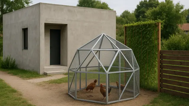 Rumah di Desa Ini Punya Kandang Ayam tapi Tetap Instagramable (Foto: ChatGPT)