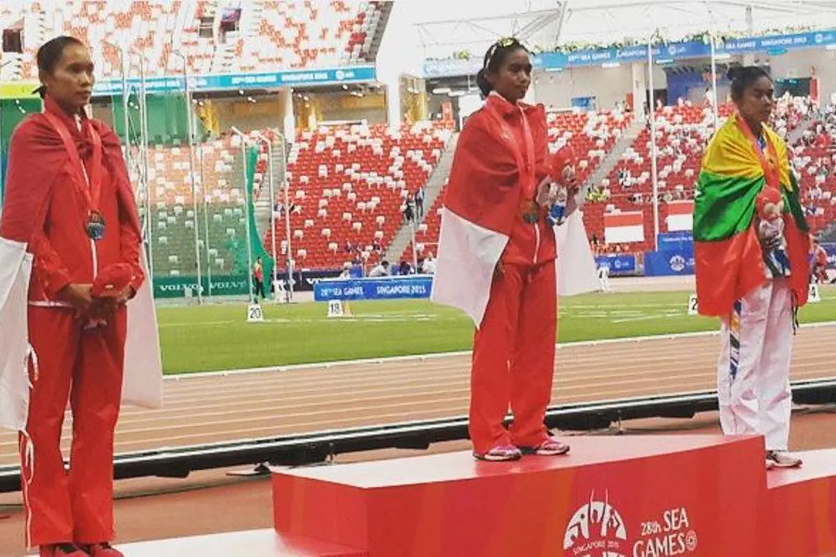 Atlet Lari Indonesia, Sumbang Tiga Medali di Sea Games 2015