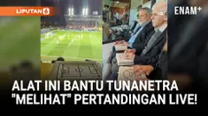Papan ini memungkinkan penyandang tunanetra menikmati pertandingan secara langsung dengan cara baru, yaitu melalui sentuhan.