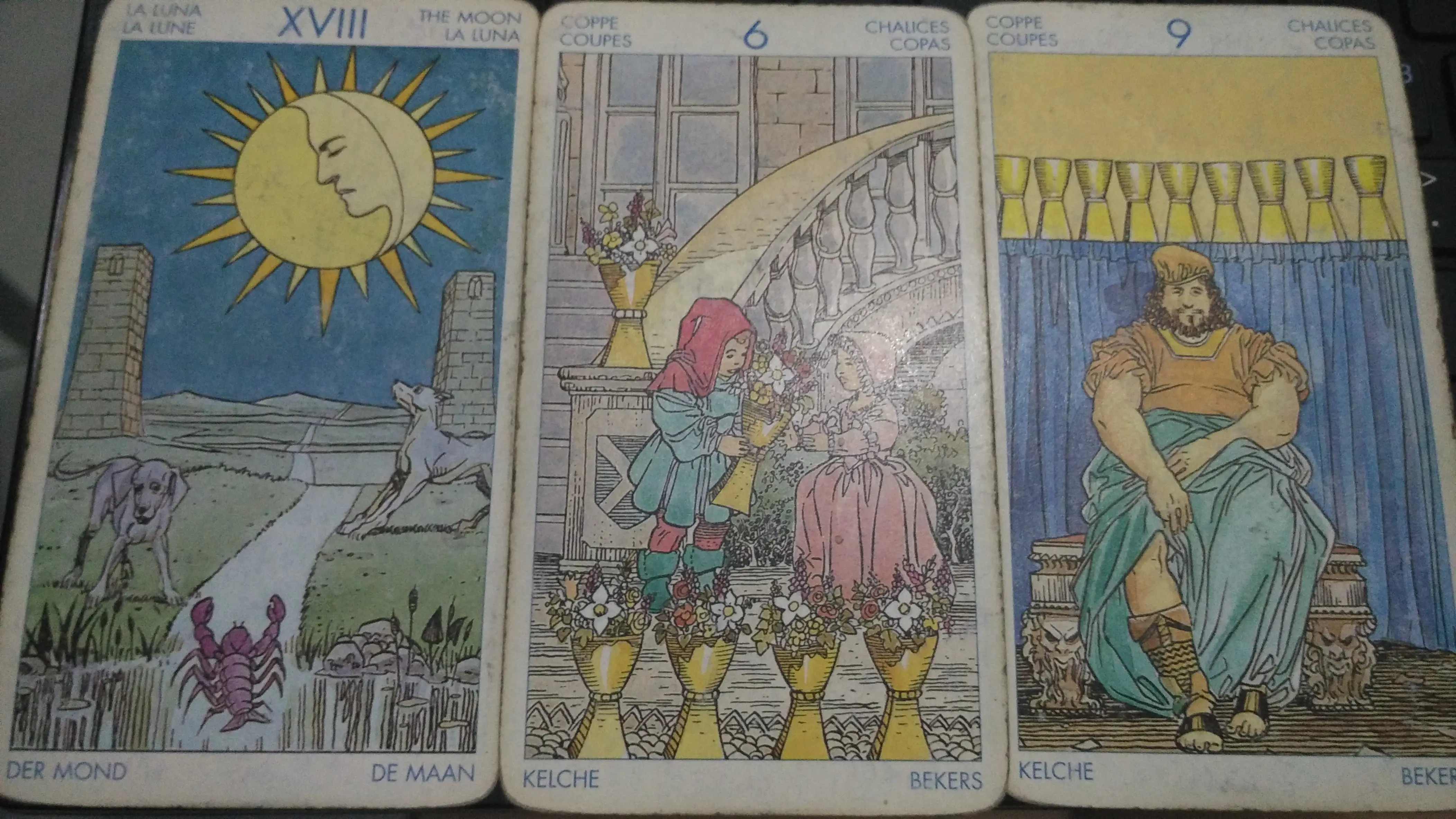 Hasil tebaran tarot Lidia Pratiwi. (Sumber foto: Lidia Pratiwi/Bintang.com)