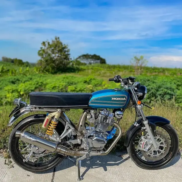 10 Potret Modifikasi Honda CB Herex Style, Ciri Khas Modif Klasik Ala Jawa Tengah-Jawa Timur