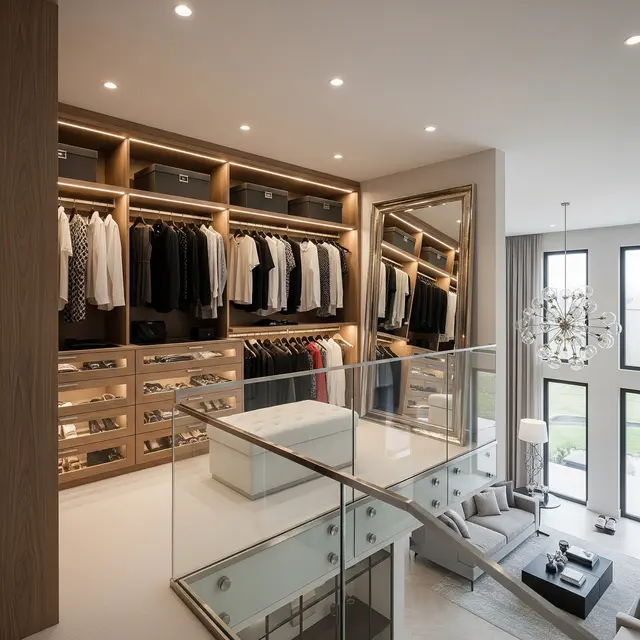 Cara Praktis Menambahkan Walk-in Closet di Mezzanine