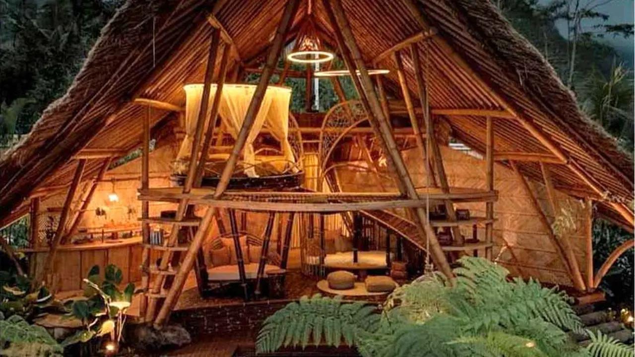 Pesona Arsitektur Bambu yang Menghadirkan Surga Tropis di Bali