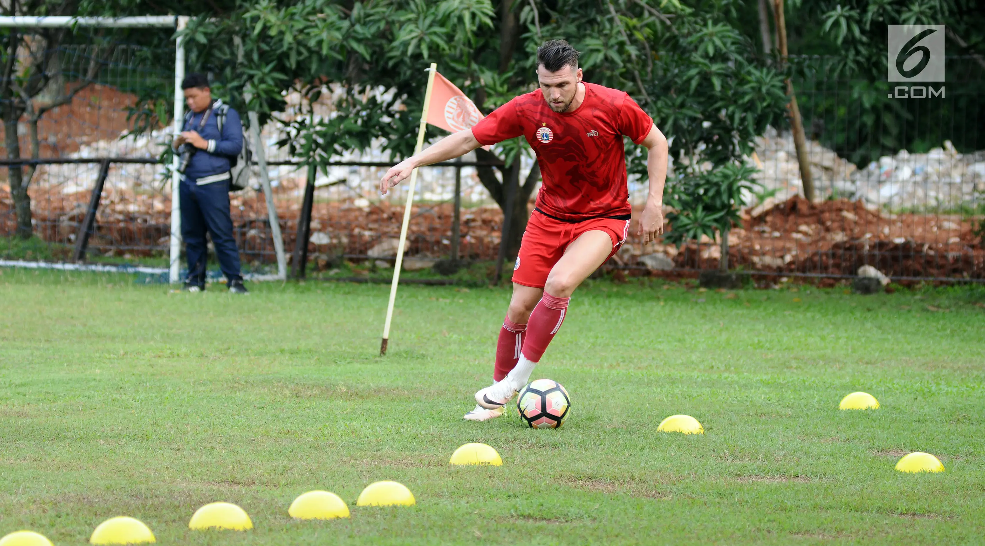 Striker anyar Persija Jakarta, Marko Simic (Liputan6.com/Helmi Fithriansyah)