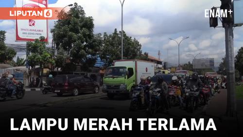 VIDEO: Viral Lampu Merah Terlama di Indonesia Ada di Bandung