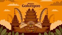 Ilustrasi Hari Galungan. (Image by Freepik)