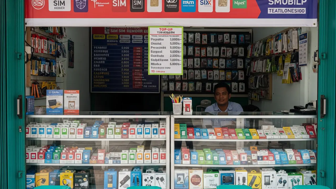 Perlengkapan Konter HP Modal Kecil