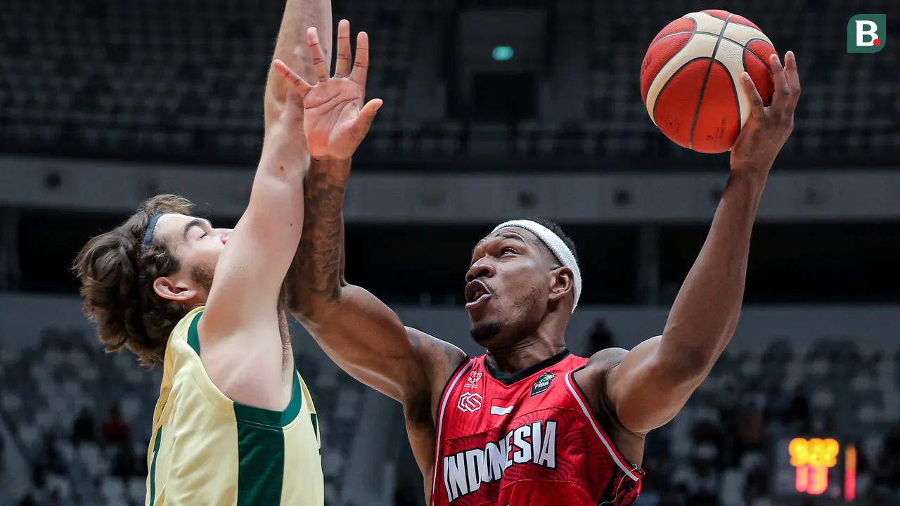 Timnas Basket Indonesia Vs Timnas Basket Australia di Kualifikasi Piala Asia FIBA 2025.