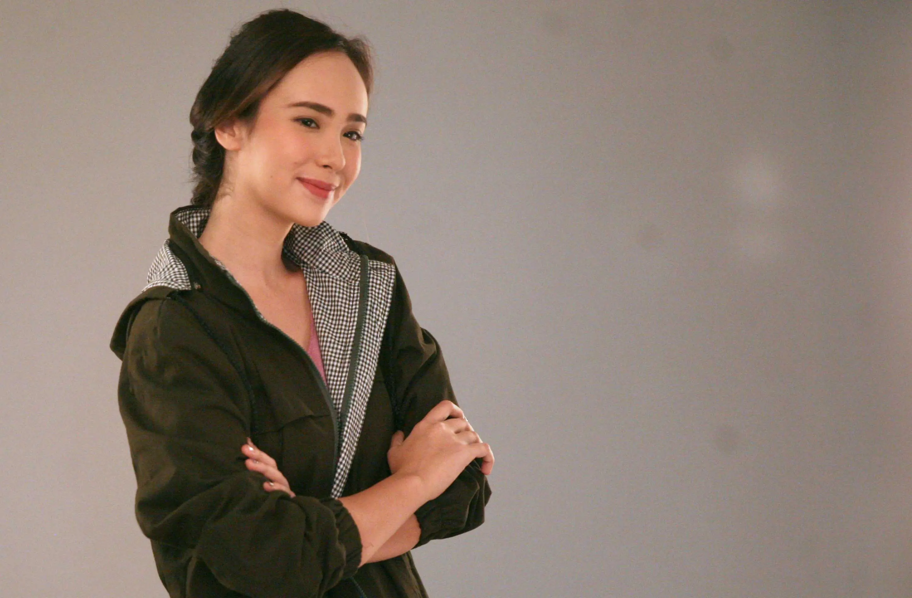 Sesi pemotretan pemain film Hongkong Kasarung (Nurwahyunan/bintang.com)