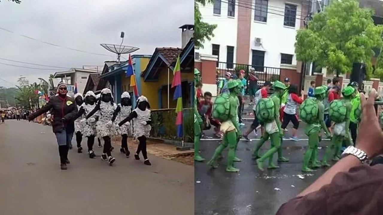 6 Kostum Gerak Jalan Paling Absurd Ini Bikin Penonton Senyum Lebar