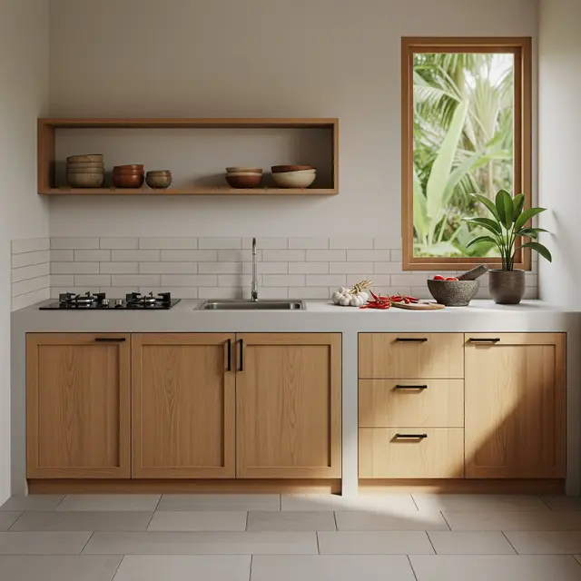 9 Ide Dapur Sederhana di Rumah 50 Juta, Estetik dan Fungsional