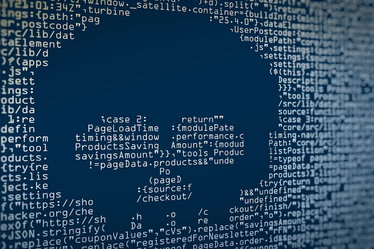 Ilustrasi malware, virus