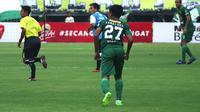 Pemain Persebaya Surabaya, Fandi Eko Utomo. (Bola.com/Aditya Wany)