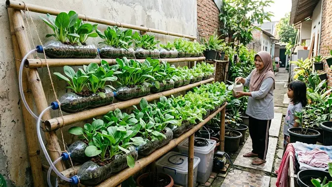6 Trik Hidroponik Murah agar Sayuran Tumbuh Lebih Cepat dan Subur, Panen Melimpah