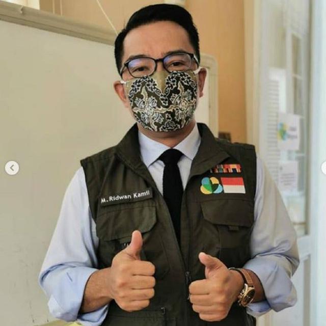 Ridwan Kamil Masih Sempat Desain Masker Batik Sendiri Lifestyle Liputan6 Com