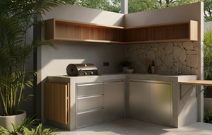 Model Kitchen Set Outdoor (created by AI)