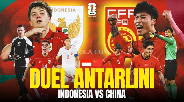 Pertandingan antara Timnas Indonesia dan Timnas China selalu menjadi laga yang menarik untuk disaksikan, apalagi ketika kekuatan antarlini kedua tim saling unjuk gigi. Lalu seperti apa perbandingannya?
