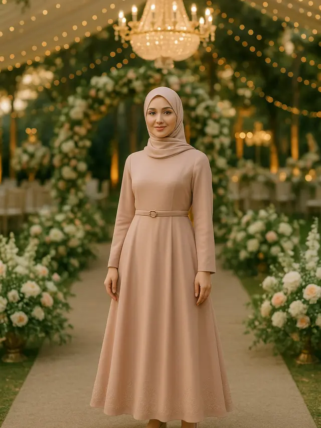 Rekomendasi Gamis Kondangan Outdoor