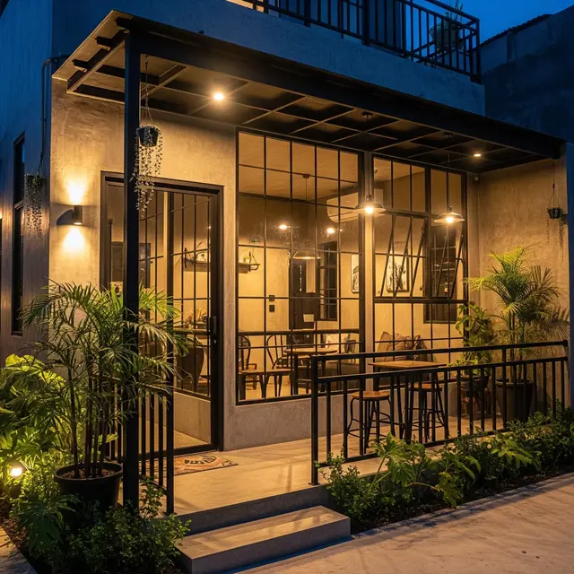 Desain Rumah Mungil Ala Villa
