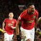 1. Manchester United - Setan Merah merupakan salah satu klub kaya raya di dunia. Namun, di sisi lain MU juga tercatat sebagai tim yang mempunyai utang besar dengan nilai mencapai 568 juta euro. (AFP/Oli Scarff)