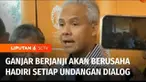 Setelah Anies Baswedan, kini giliran bakal calon presiden dari PDI Perjuangan, Ganjar Pranowo yang menghadiri Kuliah Kebangsaan yang digelar Kampus FISIP Universitas Indonesia, Depok, Jawa Barat. Ganjar mengaku siap berdialog dan berdiskusi dengan si...