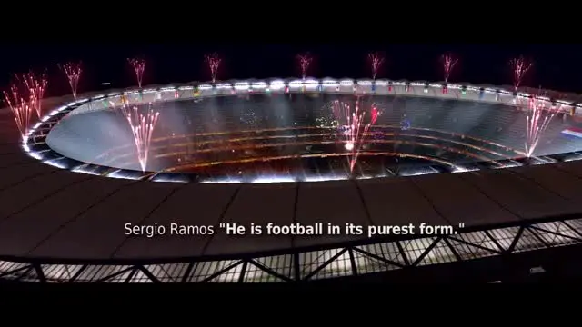 Momen terbaik Xavi Hernandez maestro lapangan tengah Barcelona disajikan dalam gim FIFA. Sajian grafis dan dilengkapi oleh kutipan dari pemain lain bagaimana kehebatan seorang Xavi Hernandez.