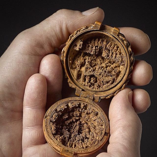 6 Potret Miniatur Boxwood Gothic Abad Ke-16 Ini Ukirannya Sempurna, Berusia 500 Tahun