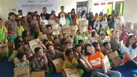 Dengan bantuan sejumlah lembaga swadaya masyarakat, dunia pendidikan di Palu, Sulawesi Tengah terus berbenah dari dampak bencana gempa. (Liputan6.com/Nanda Perdana Putra)