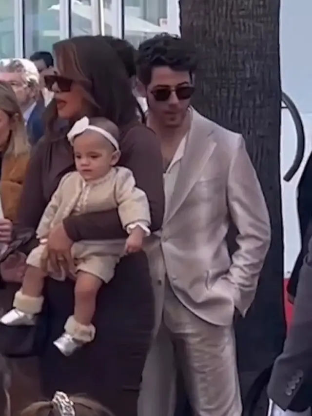 Priyanka Chopra tunjukkan wajah putrinya, Malti, ke dunia. (Foto: Instagram/mackennaluvsjonas93)