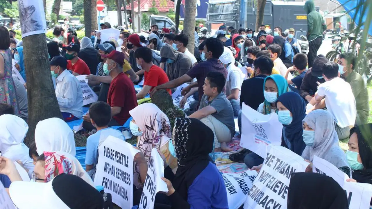 Pengungsi Afghanistan di Medan