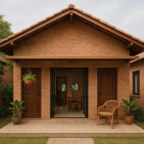 Desain Rumah 2 Kamar di Kampung yang Modern (Foto: ChatGPT)