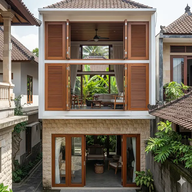 Desain Rumah Kecil di Pemukiman Padat Penduduk